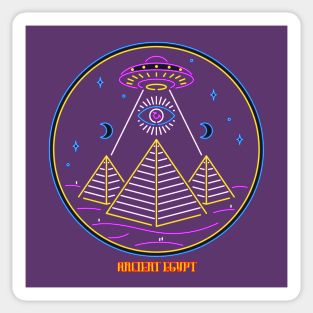 UFO ancient Egypt Sticker